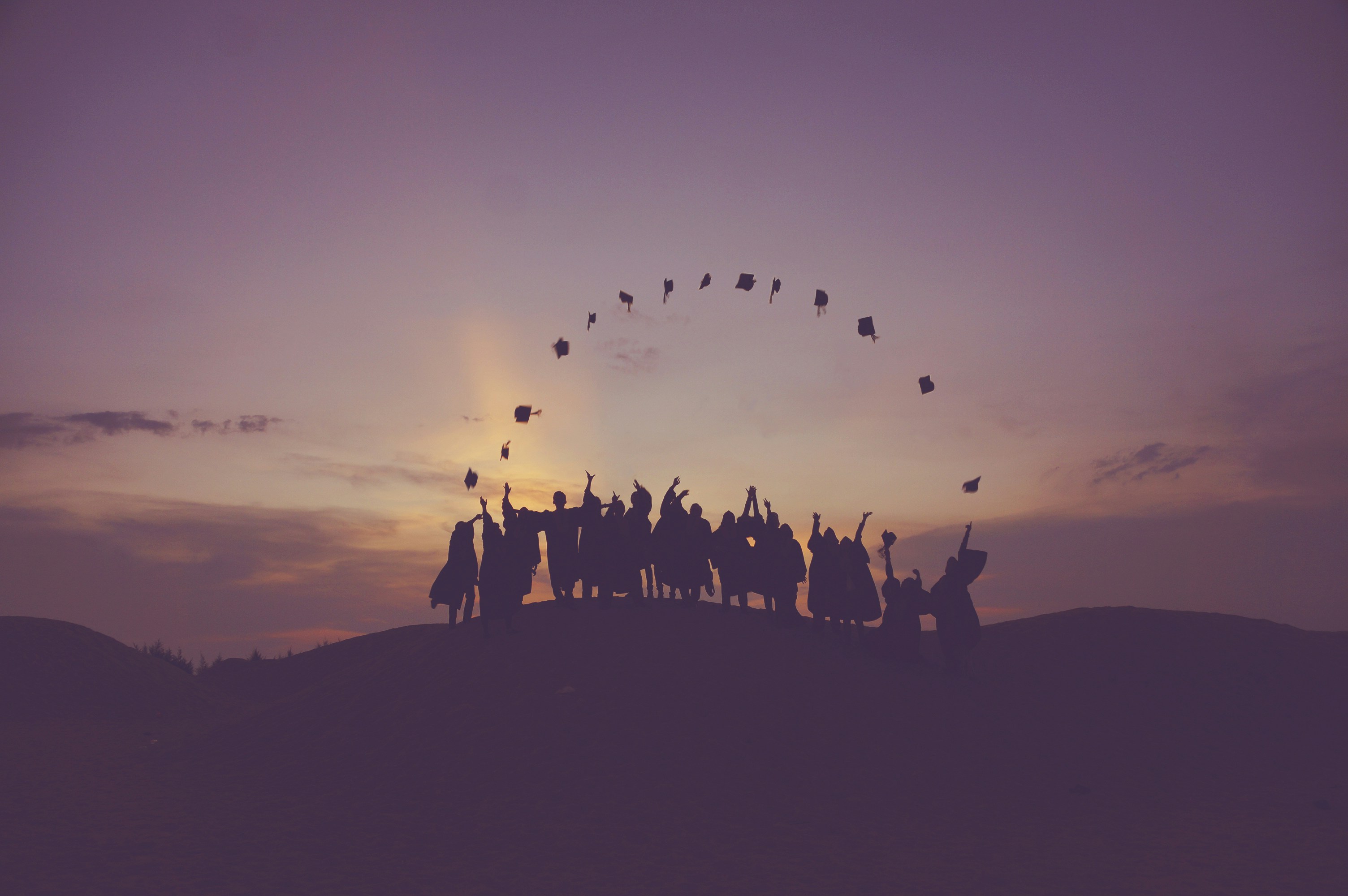 Pictures of some young people seating together